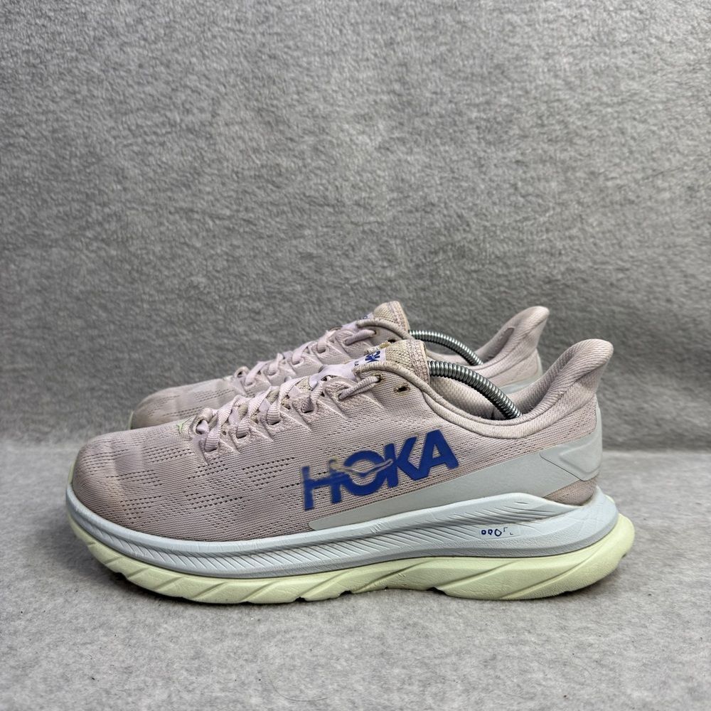 Hoka One One Shoes Womens Size 9B Mach 4 Grey Running Sneakers 1113529 OHIB‎